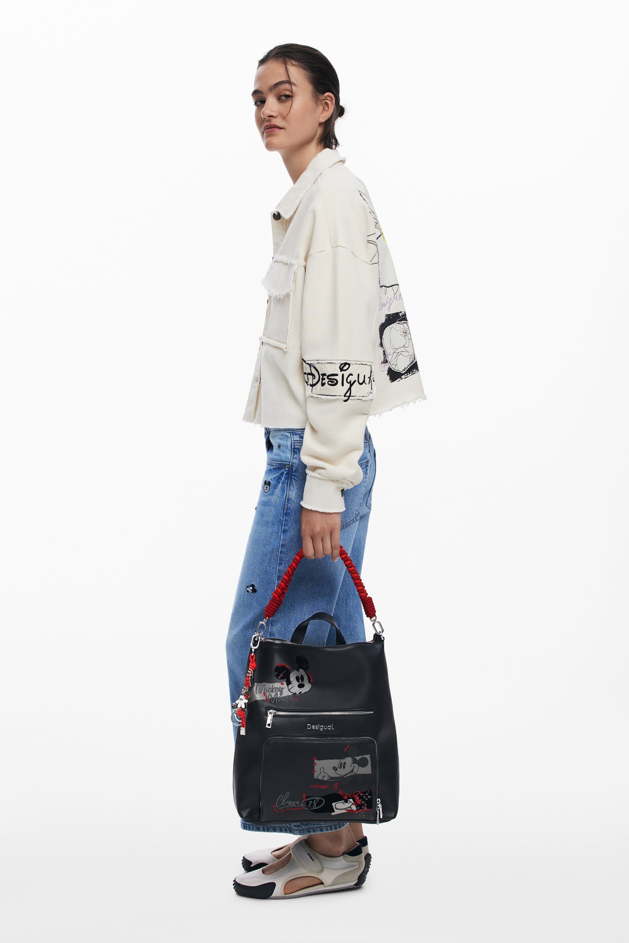 Medium Mickey™ faux leather backpack