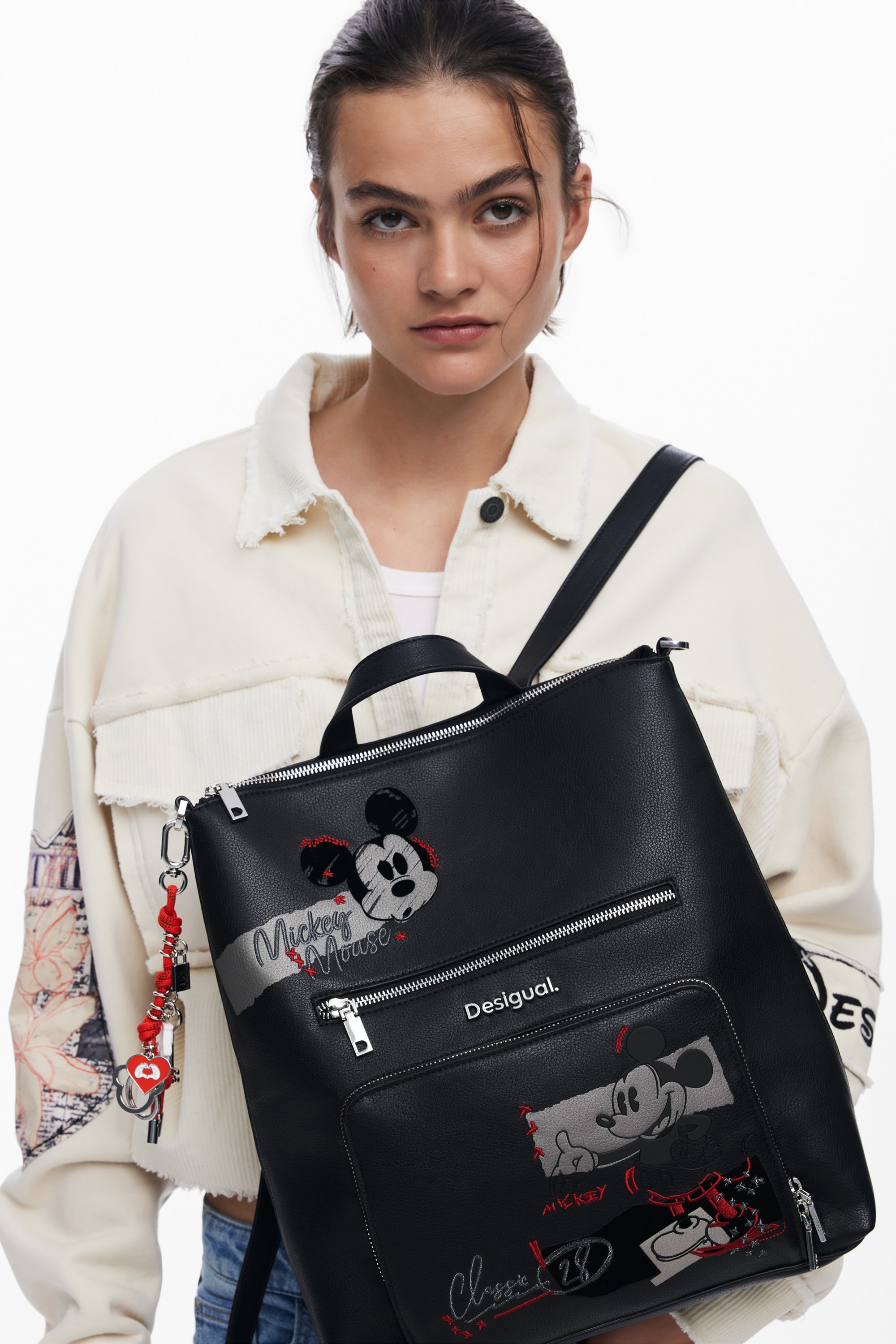 Medium Mickey™ faux leather backpack