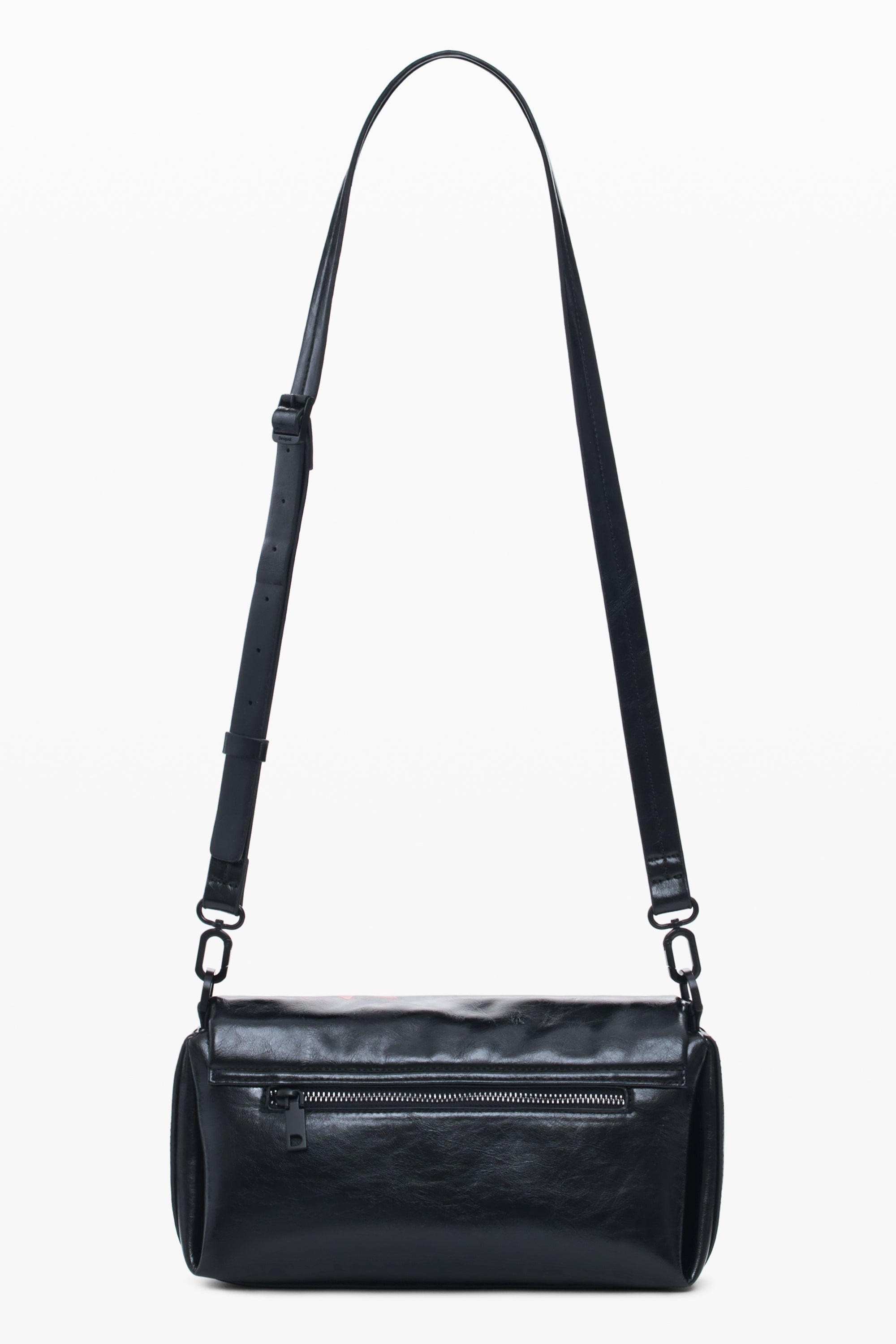 Shiny flower flap bag