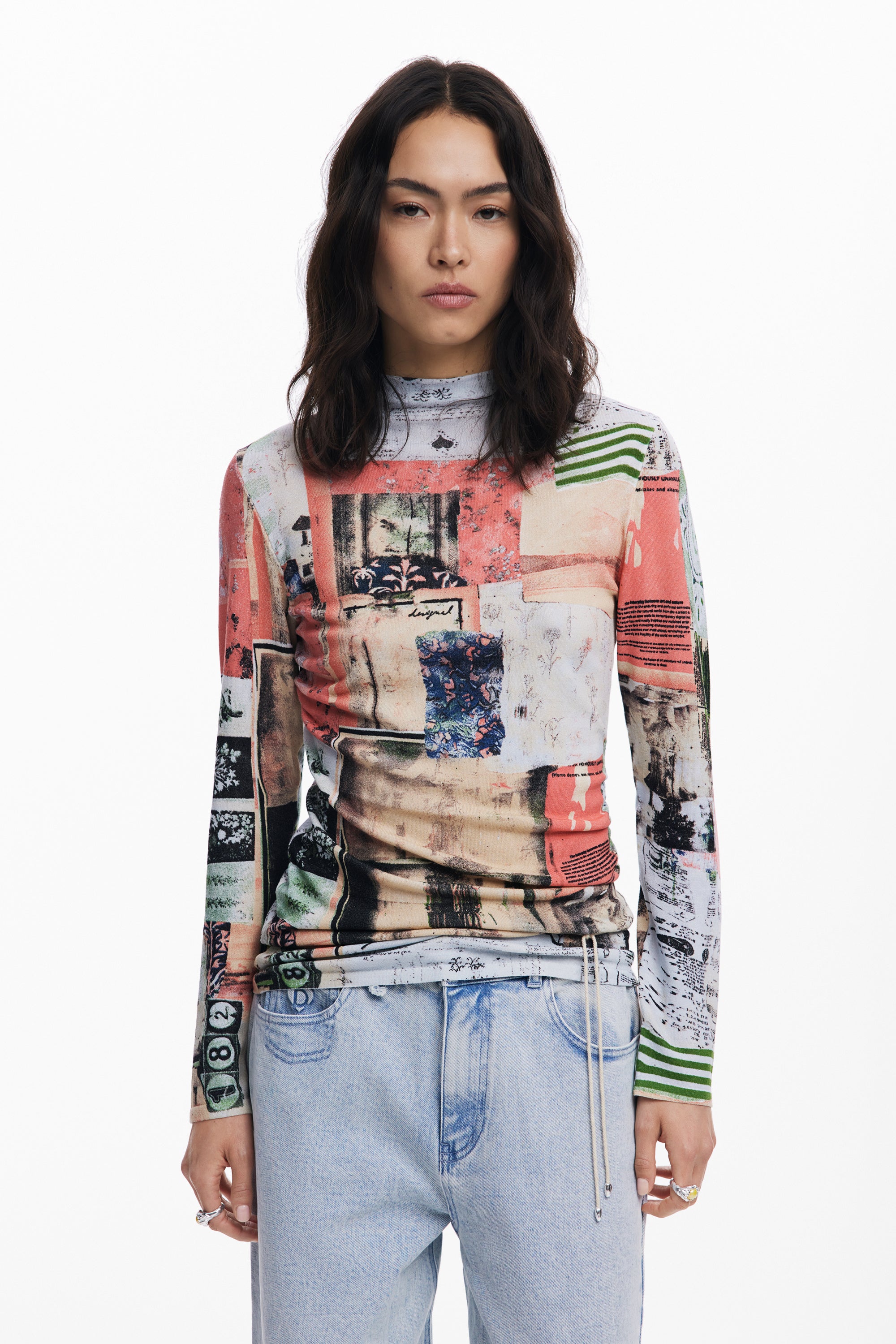 Fine postcard sweater