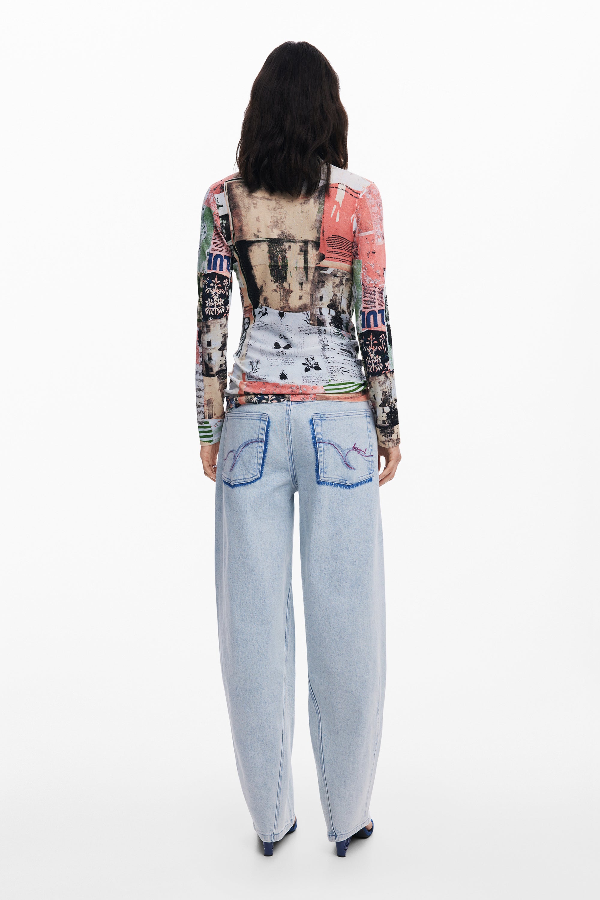 Fine postcard sweater