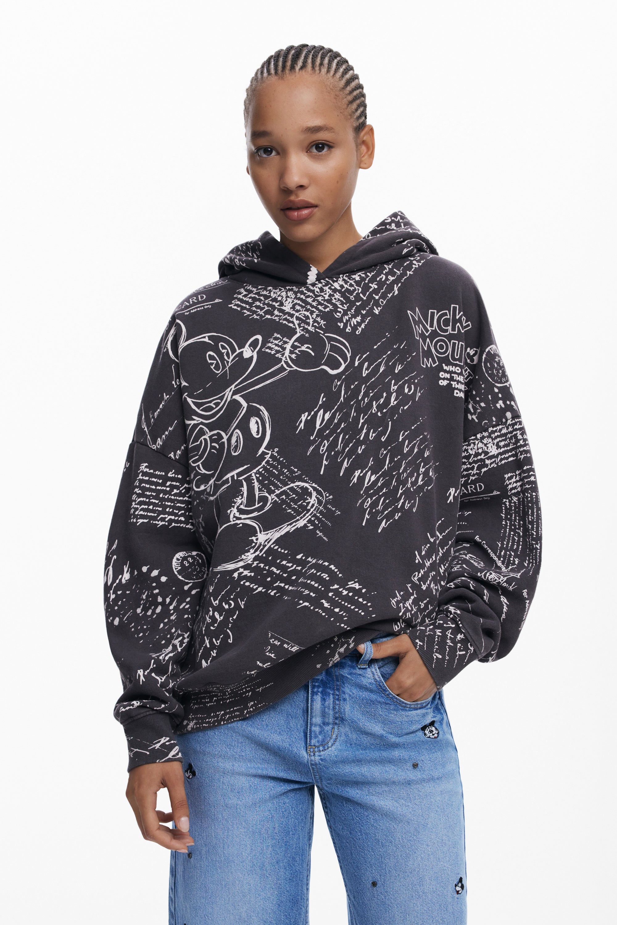 Mickey™ lettering sweatshirt