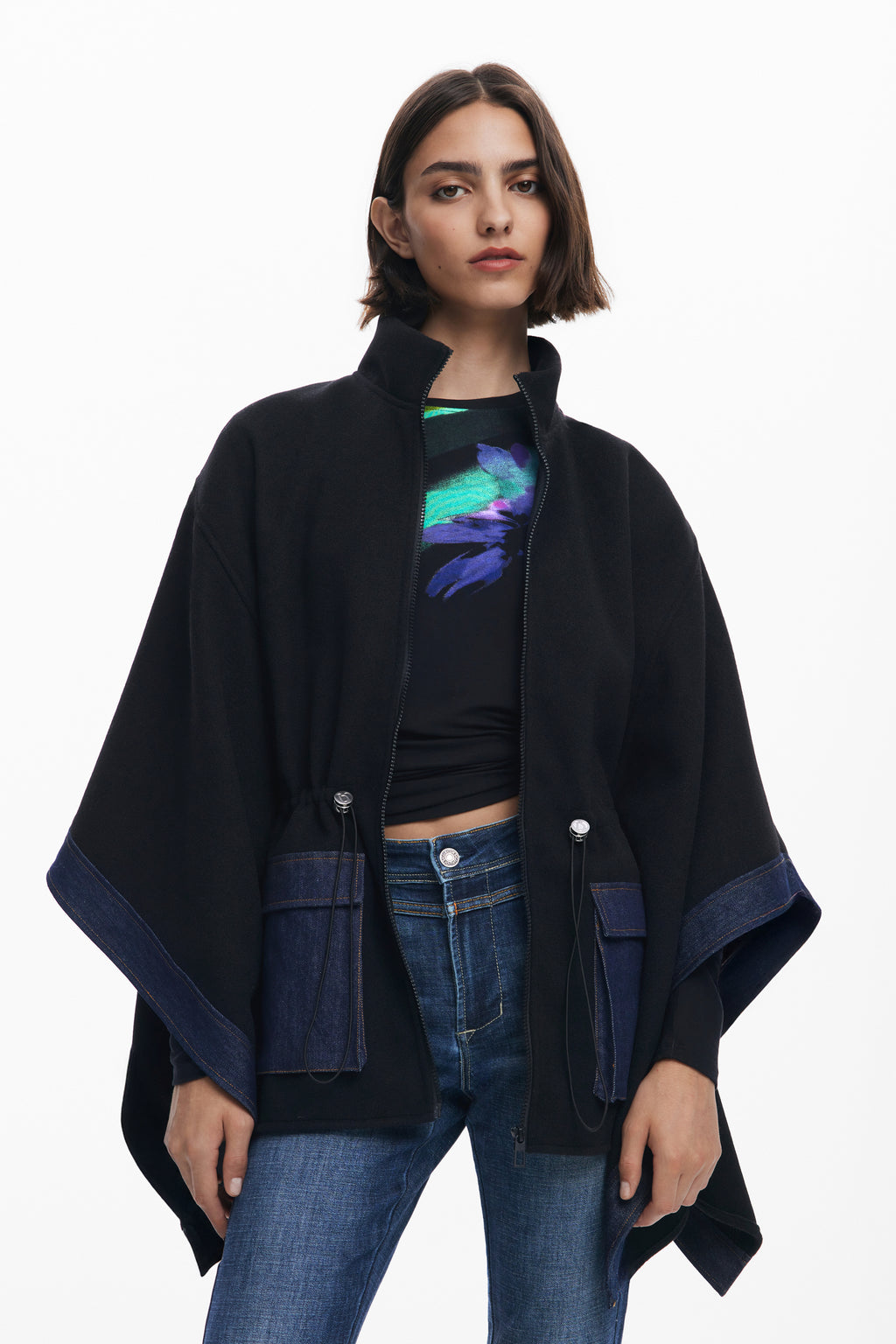Denim Ponchos