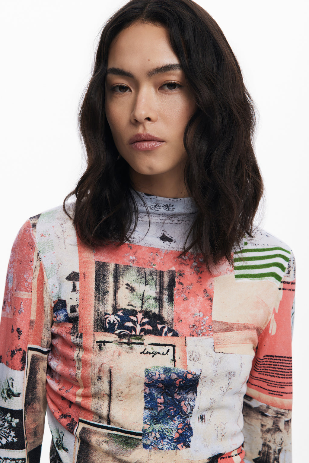 Fine postcard sweater