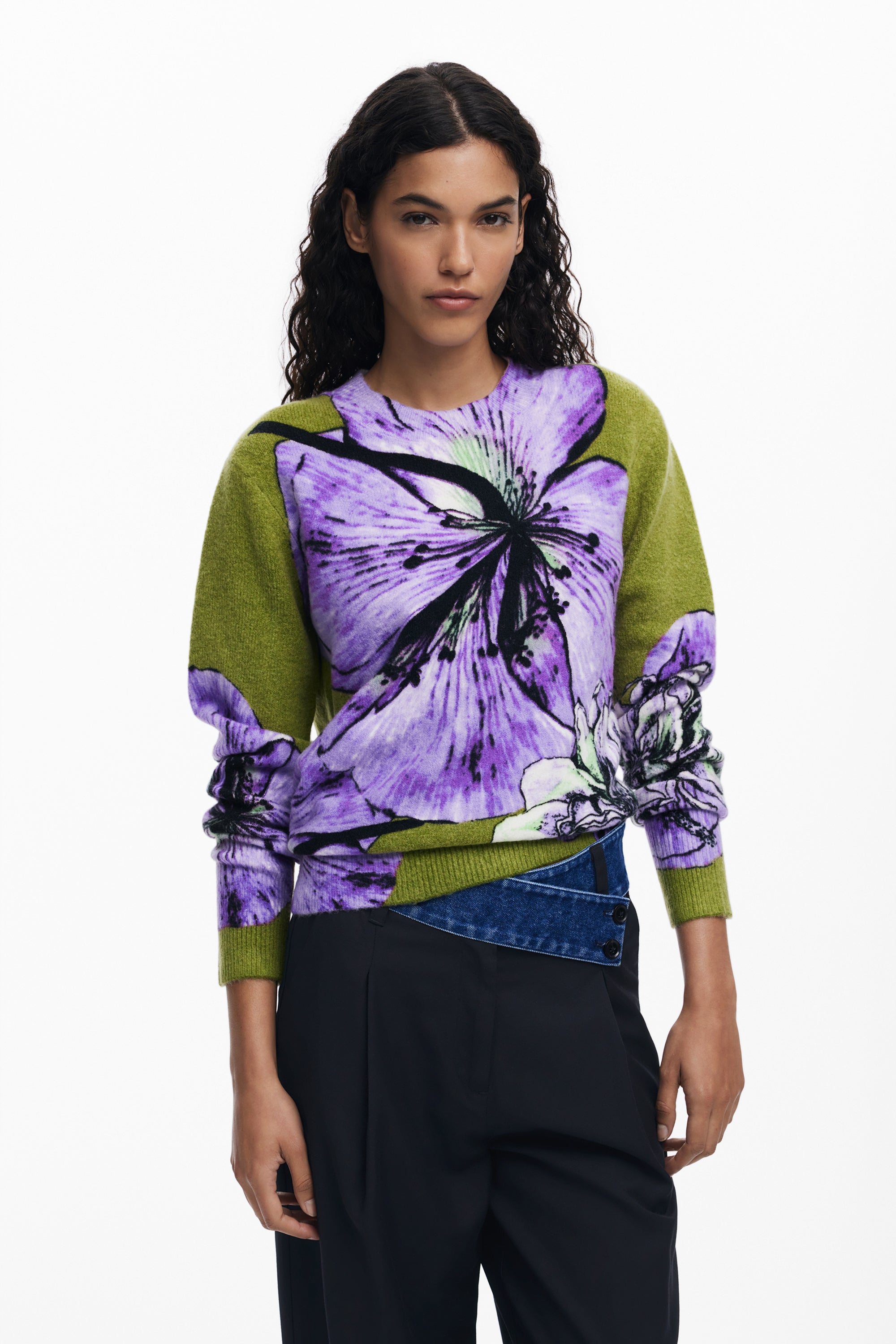 Sweater designed by Mr. Christian Lacroix