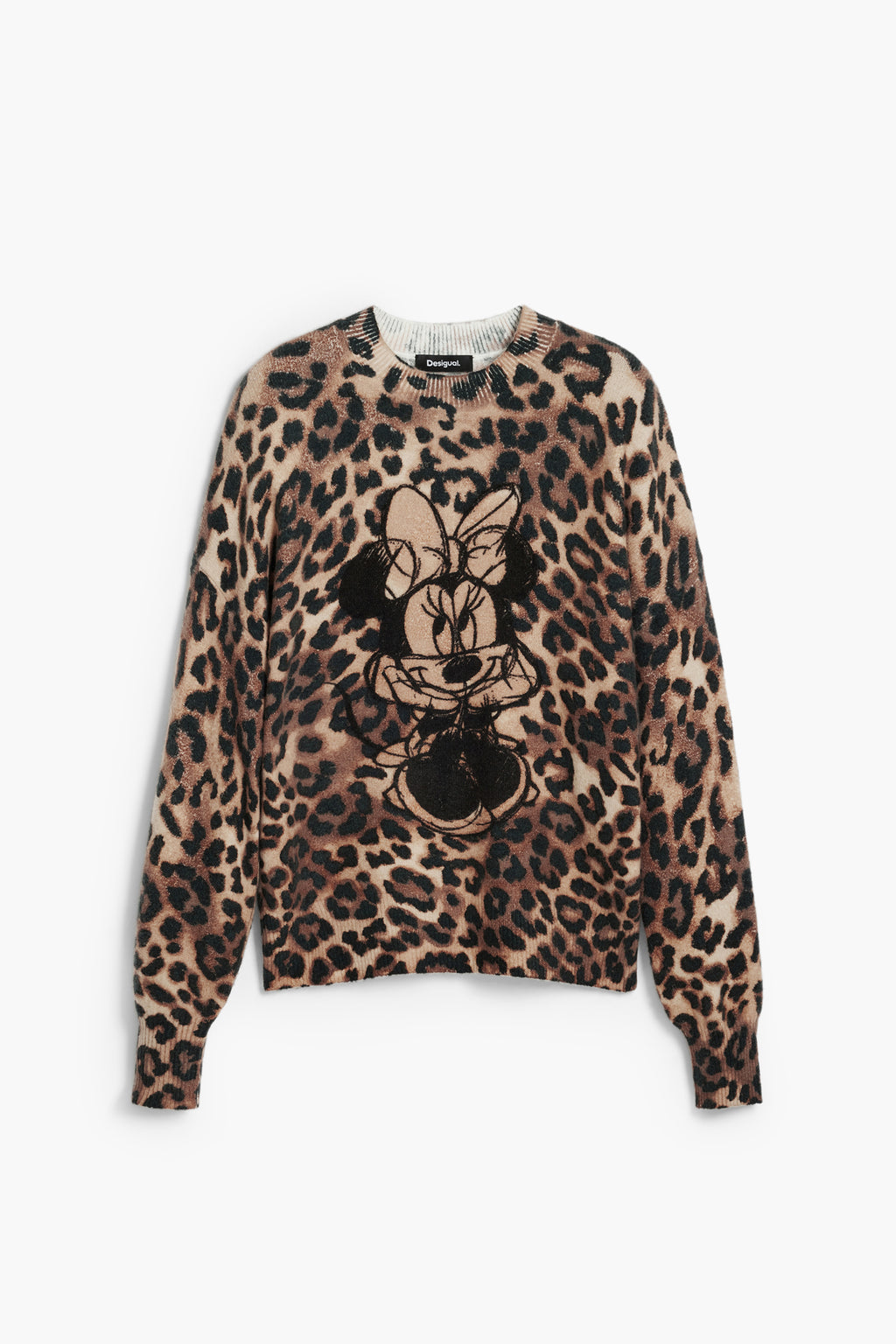 Minnie™ animal print sweater