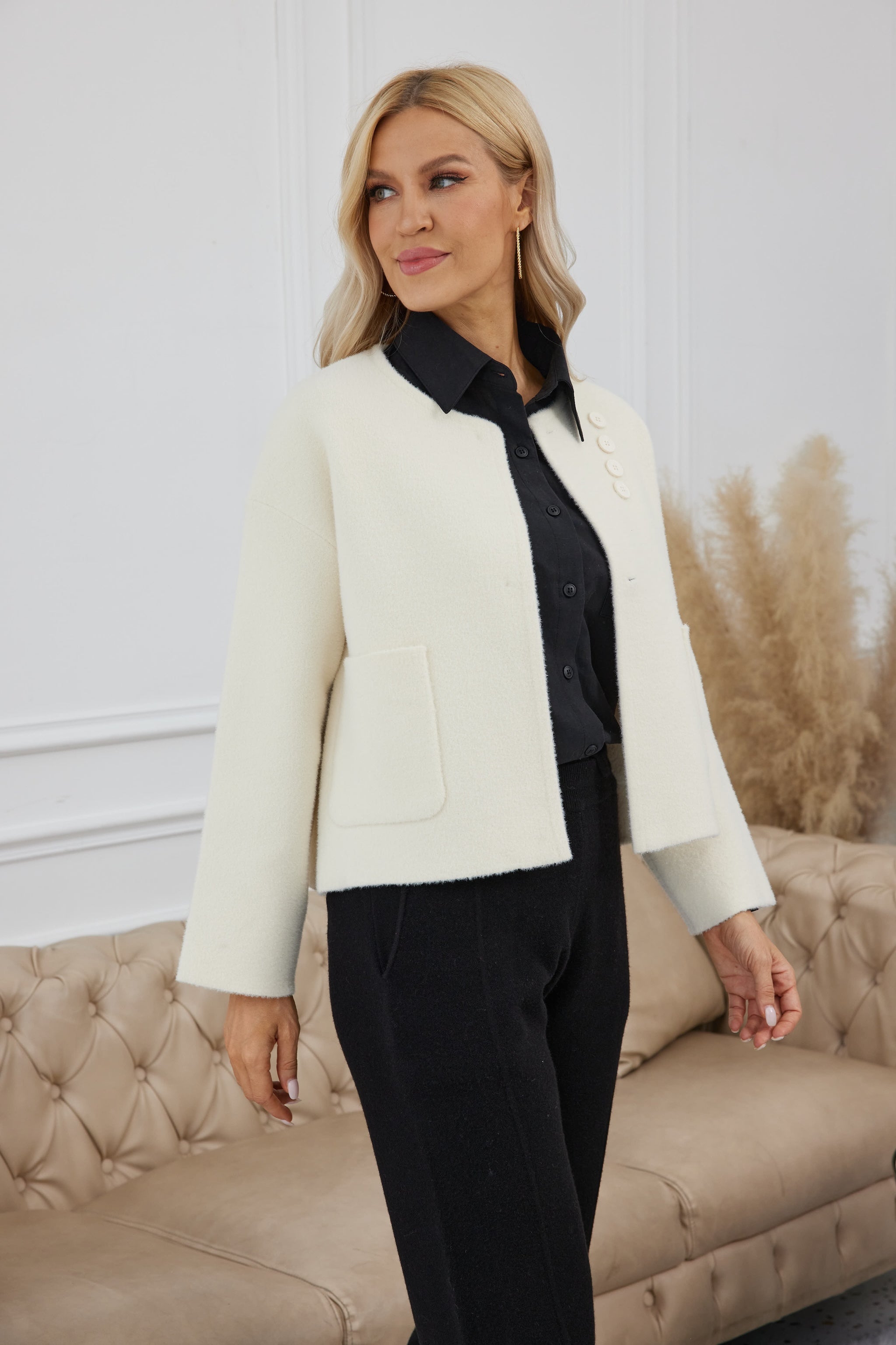 Buttoned Breeze Jacket